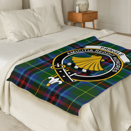 Scottish Clan Pringle Tartan Throw Blanket