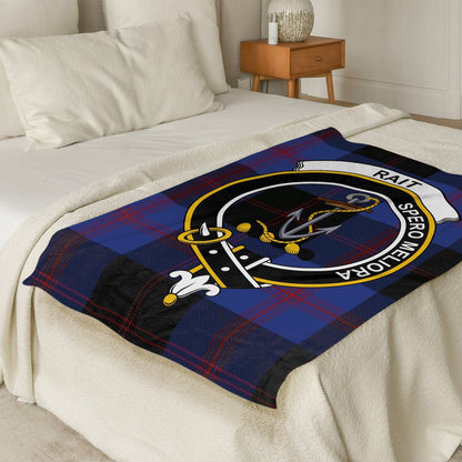 Scottish Clan Rait Tartan Throw Blanket