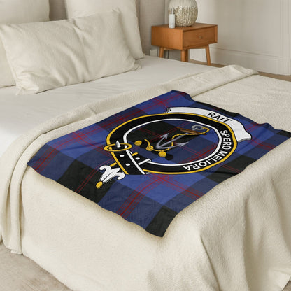 Scottish Clan Rait Tartan Throw Blanket