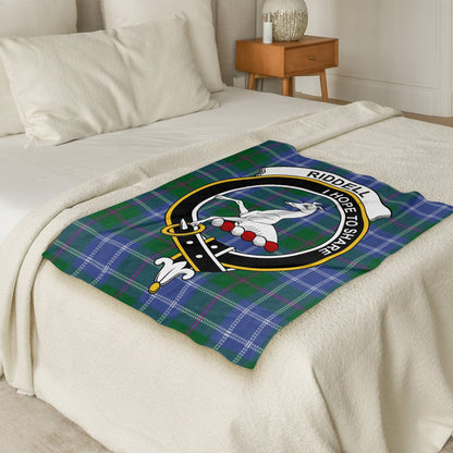 Scottish Clan Riddell Tartan Plaid Throw Blanket