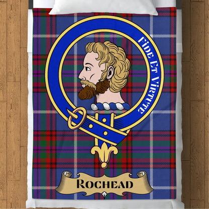 Scottish Clan Rochead Tartan Throw Blanket