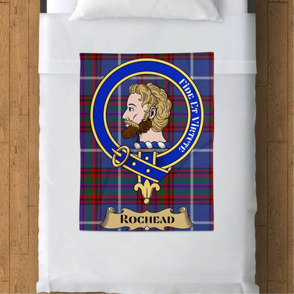 Scottish Clan Rochead Tartan Throw Blanket