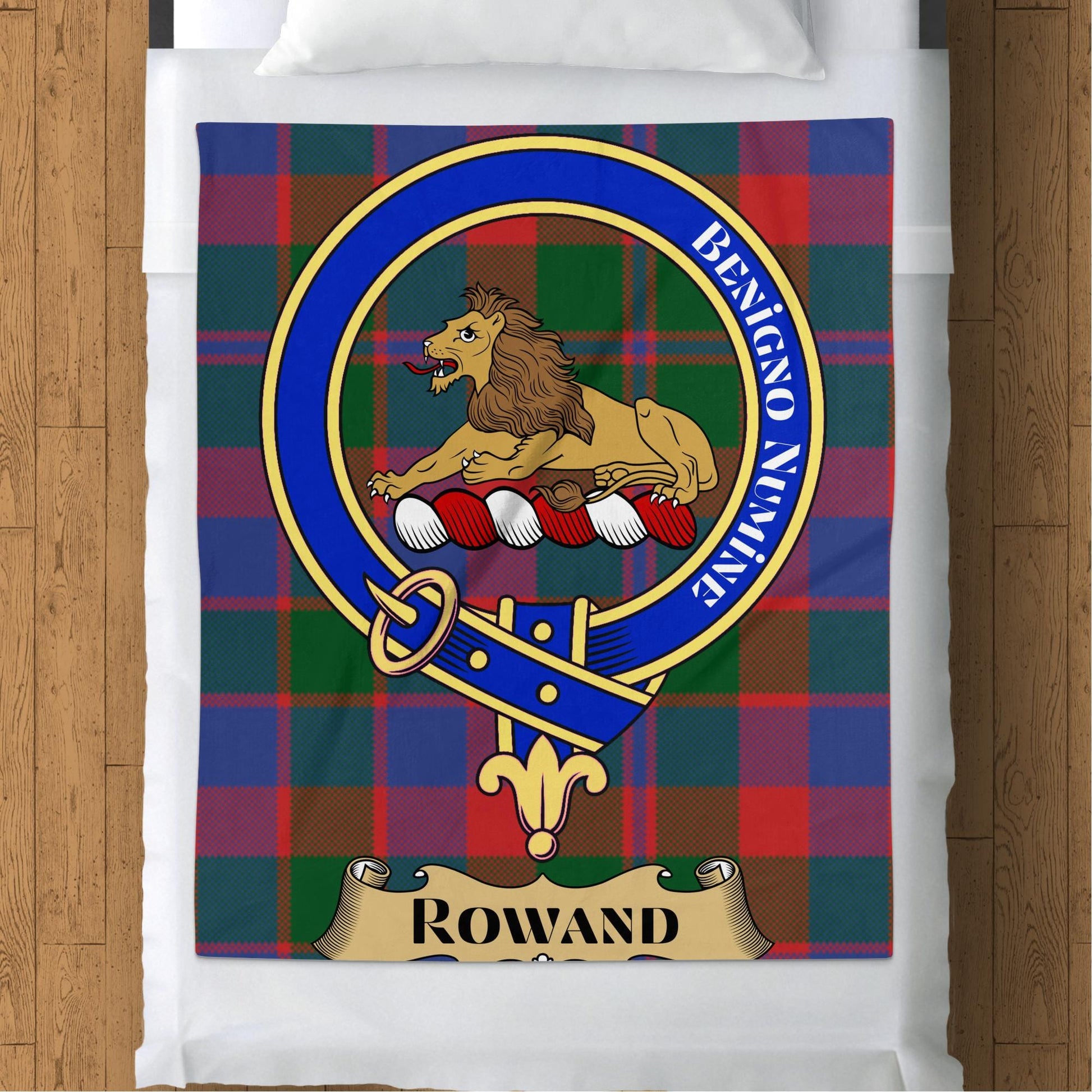 Scottish Clan Rowand Tartan Throw Blanket