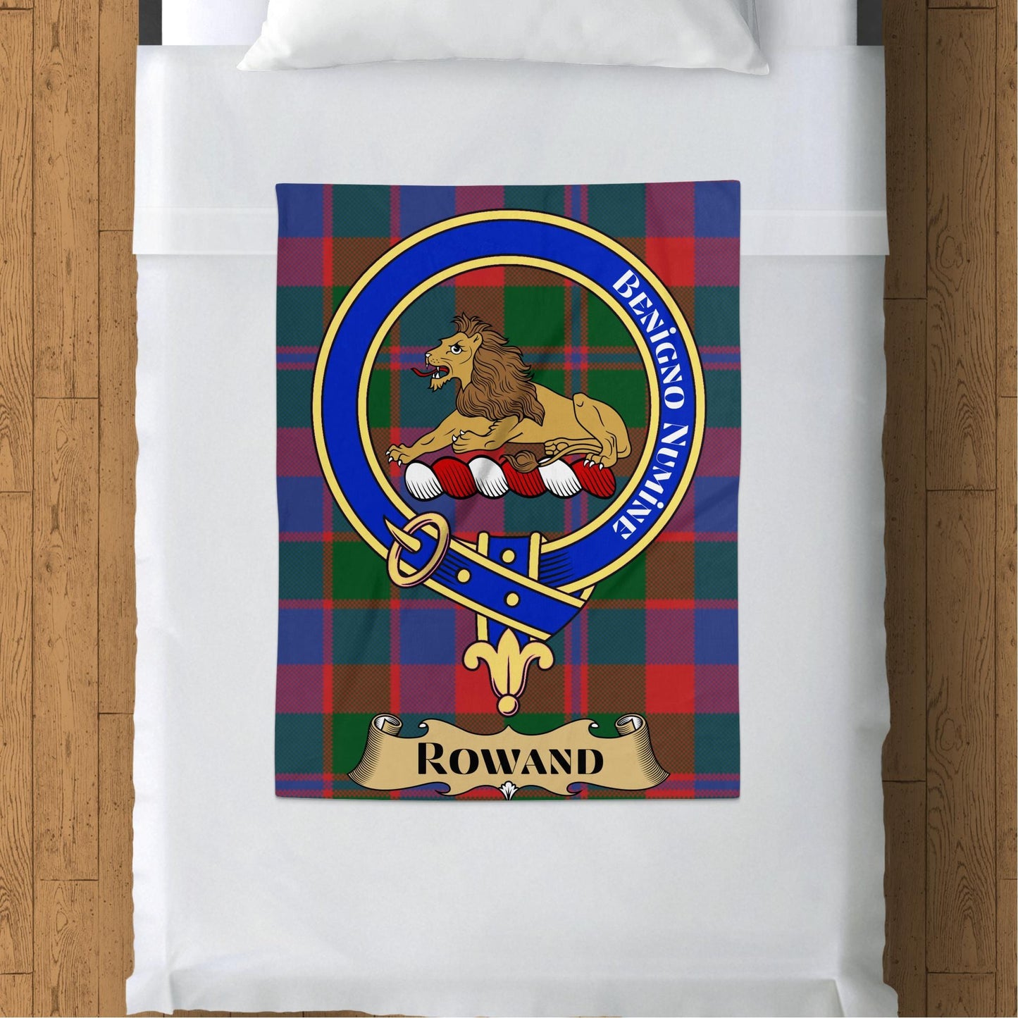 Scottish Clan Rowand Tartan Throw Blanket