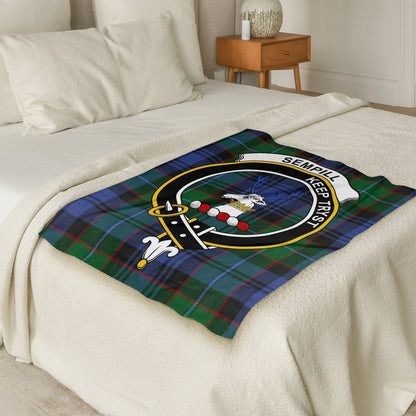 Scottish Clan Sempill Tartan Throw Blanket