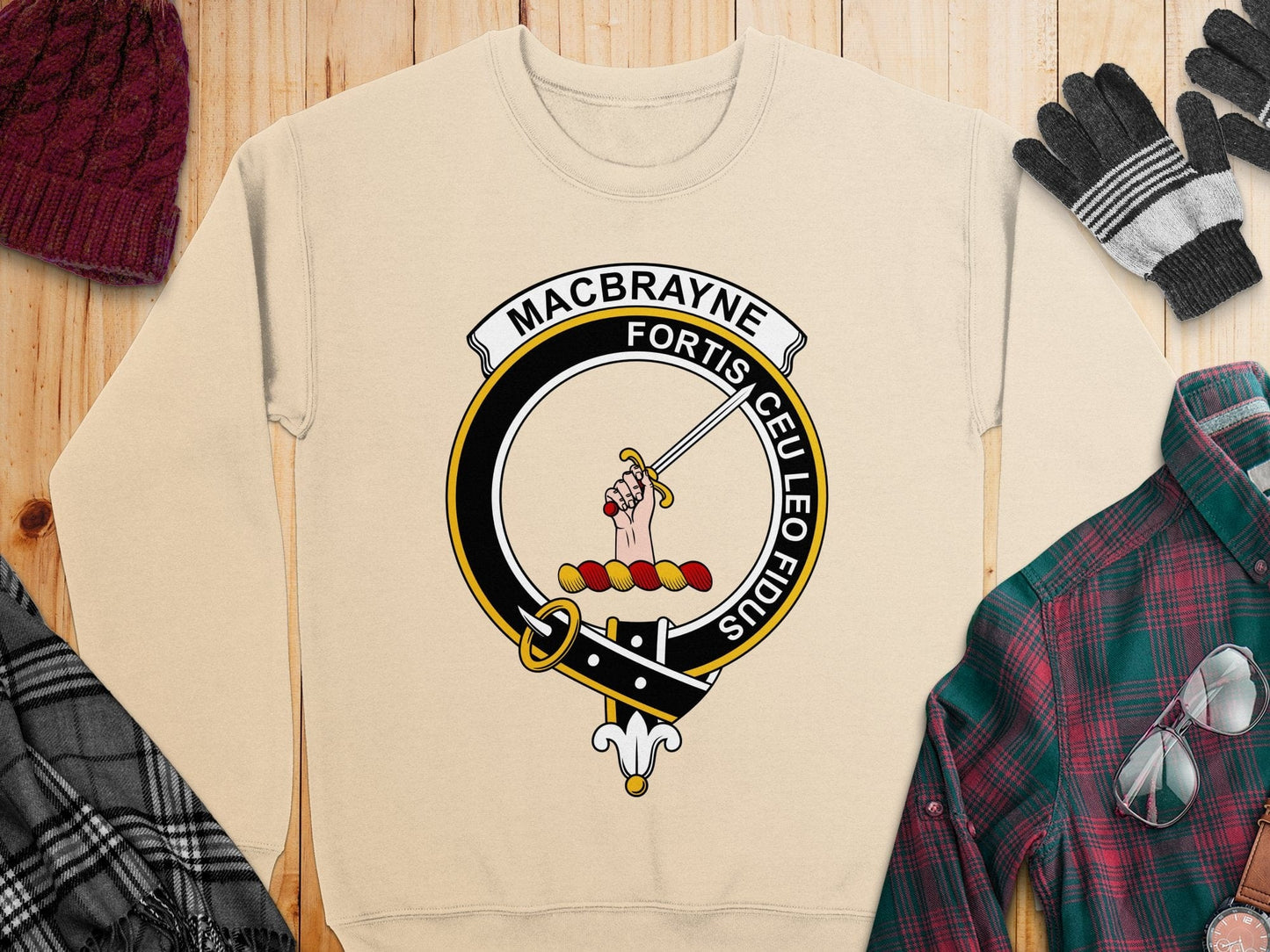 Sweatshirt Choose Any Scottish Clan Crest Unisex Sweatshirt