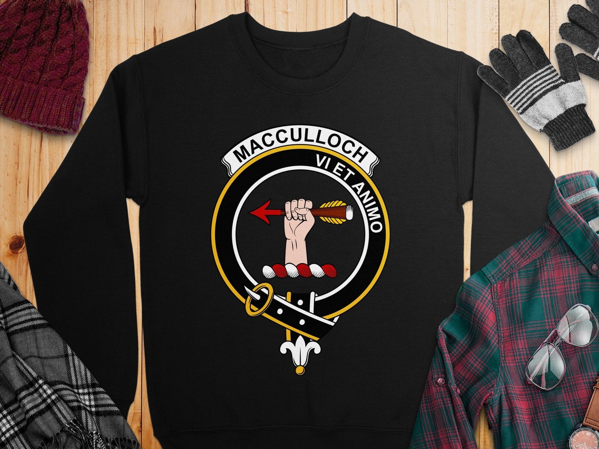 Sweatshirt Choose Any Scottish Clan Crest Unisex Sweatshirt