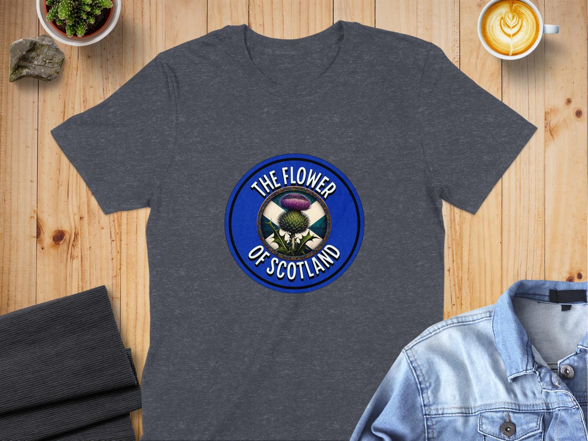 The Flower of Scotland Thistle Graphic T-Shirt