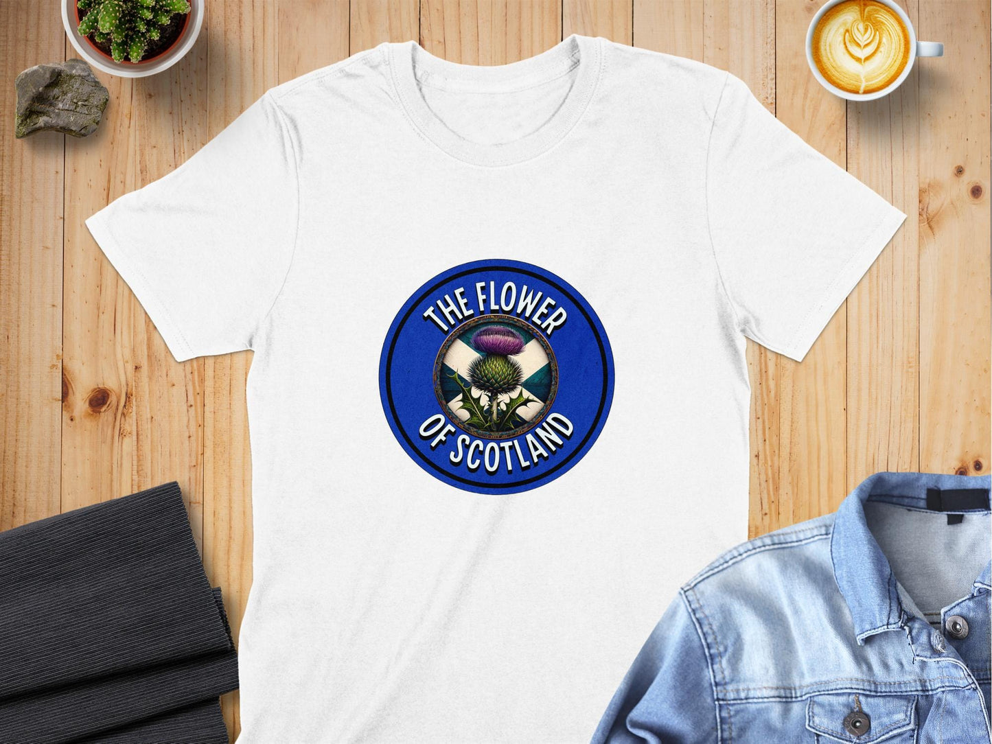 The Flower of Scotland Thistle Graphic T-Shirt