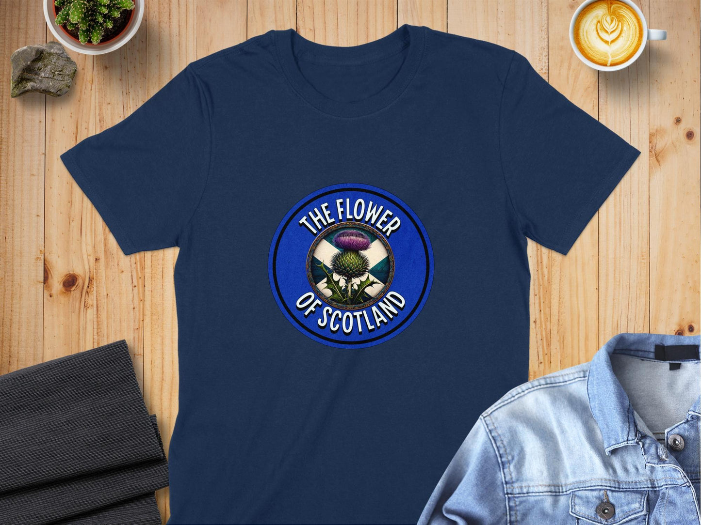 The Flower of Scotland Thistle Graphic T-Shirt