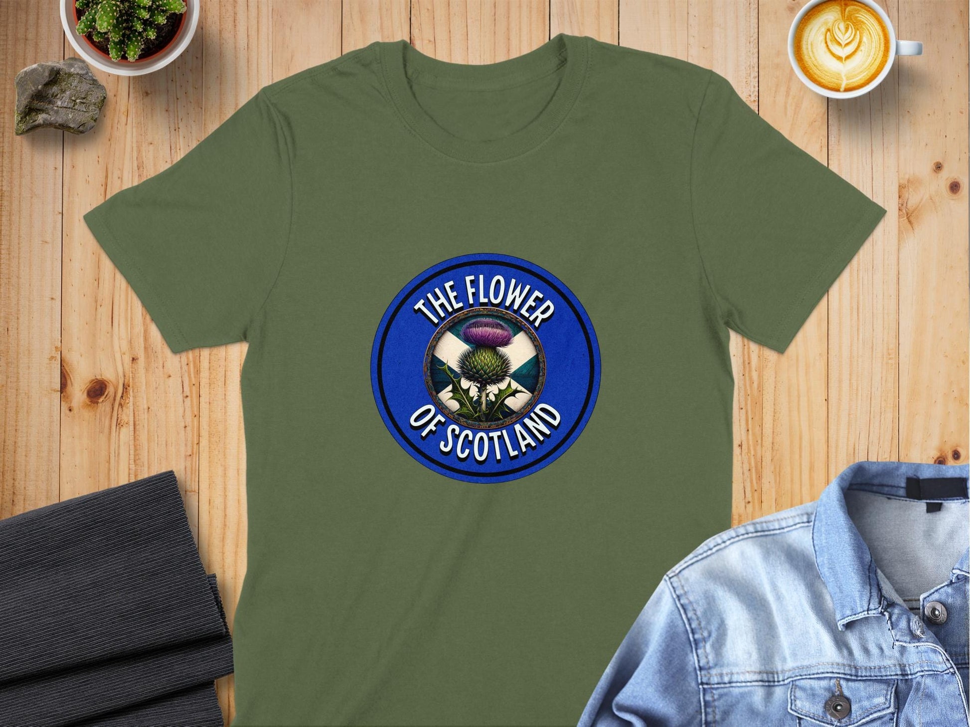 The Flower of Scotland Thistle Graphic T-Shirt